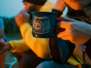 Cosmic Yoga Retreat Event Logo Design Ideas