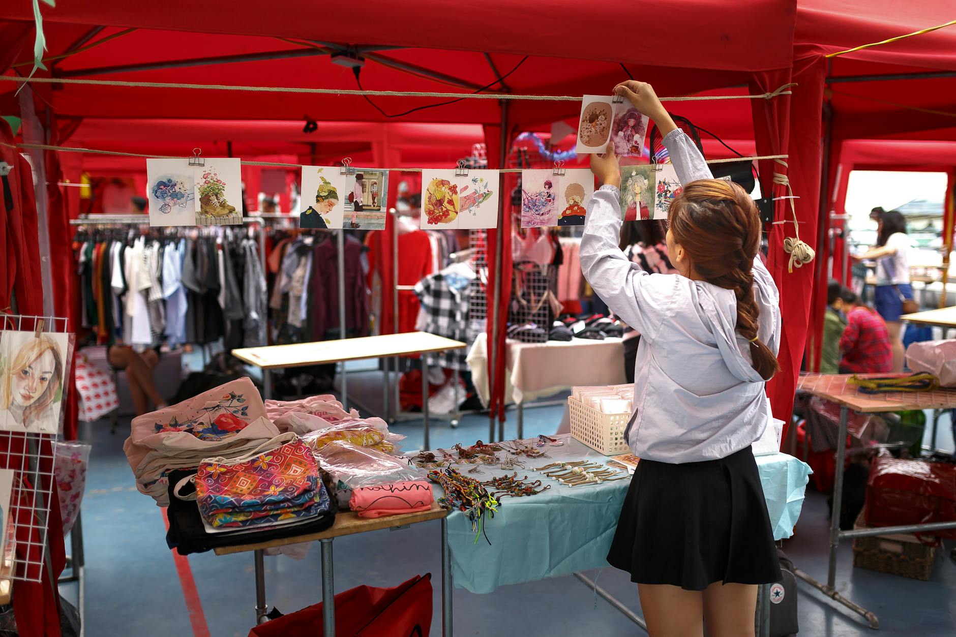 Community Arts and Crafts Fair Event Logo Design Ideas