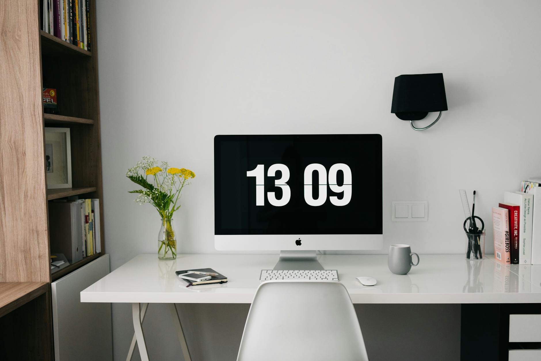 How to Create Digital Clock Industry Logo