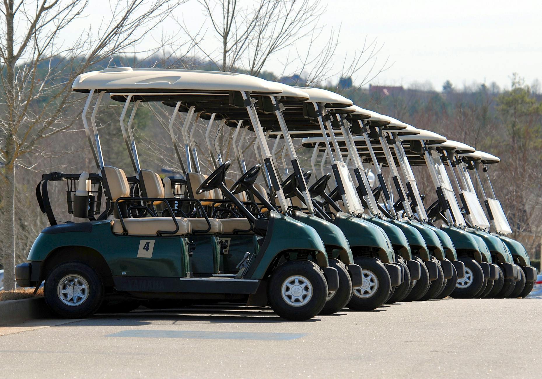 Gas-Powered Golf Cart Industry Logo Design Ideas