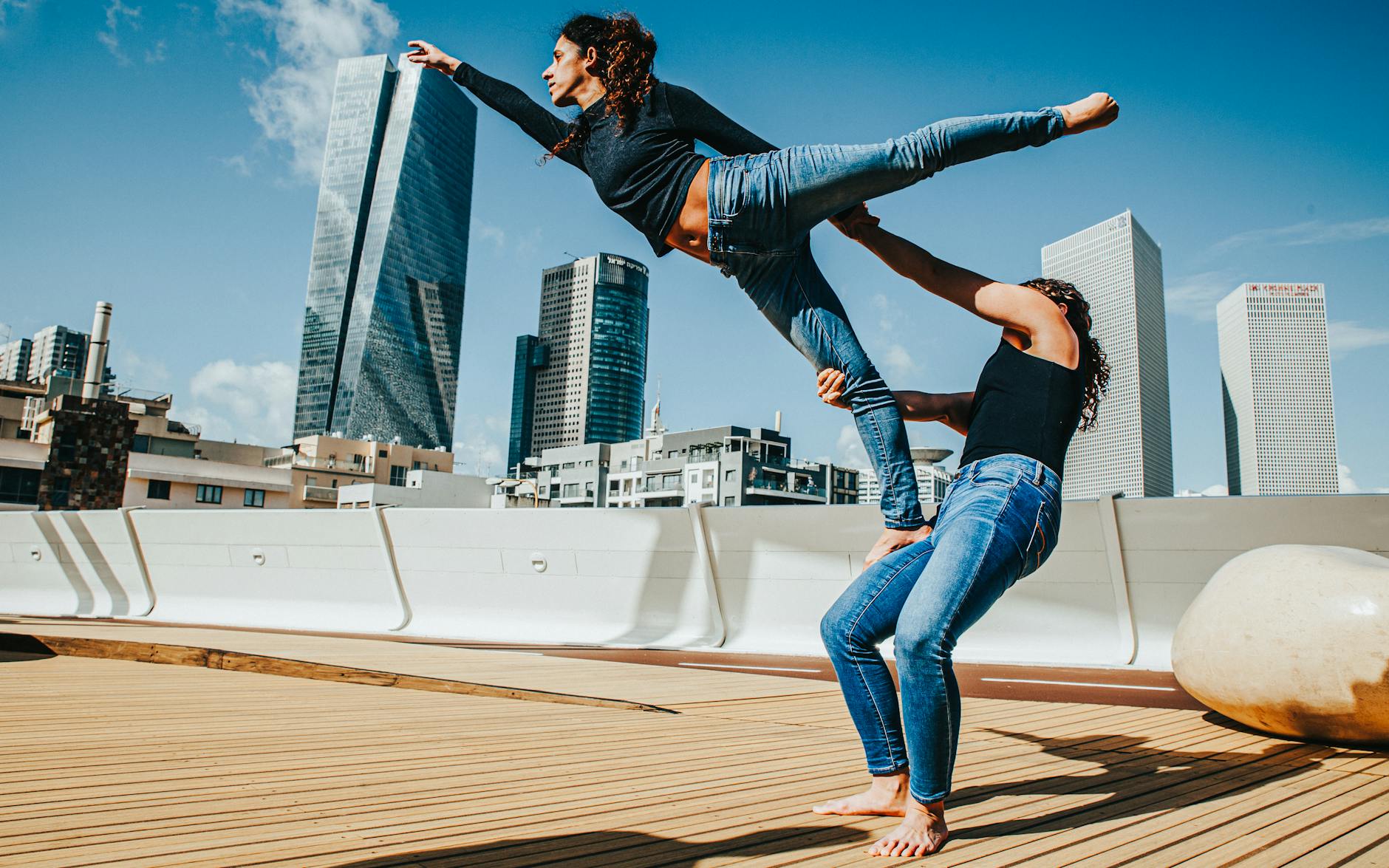 How to Create Acrobatic Gymnastics Industry Logo