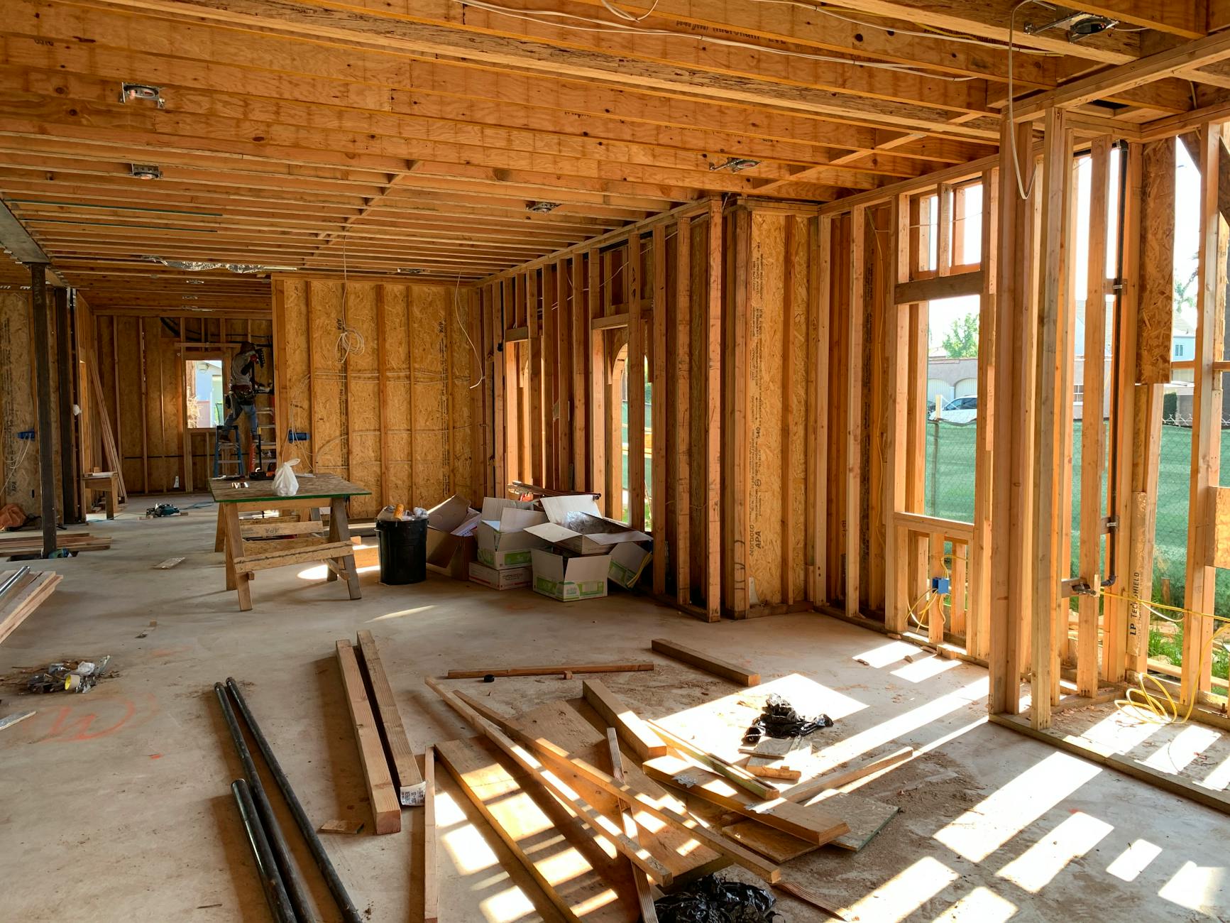 Residential Wood Framing Industry Logo Design Ideas