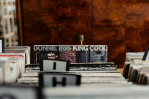 How to Create Online Record Retail Industry Logo