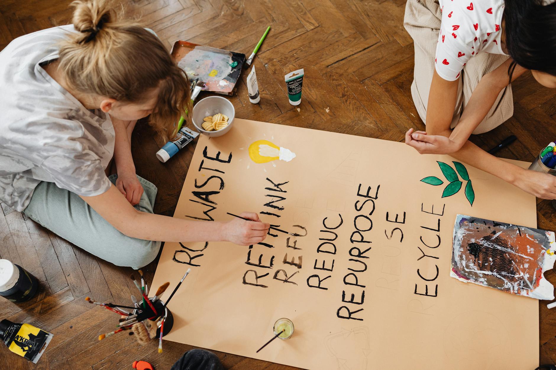 How to Create Food Sustainability Workshop Event Logo