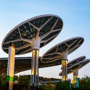 How to Create Futuristic Innovations Expo Event Logo